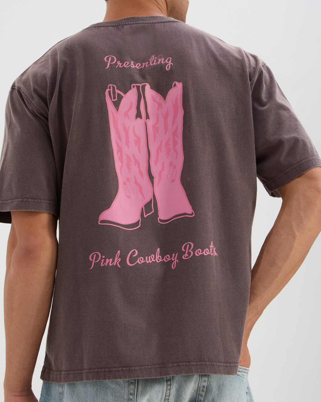 PINK BOOTS T-SHIRT