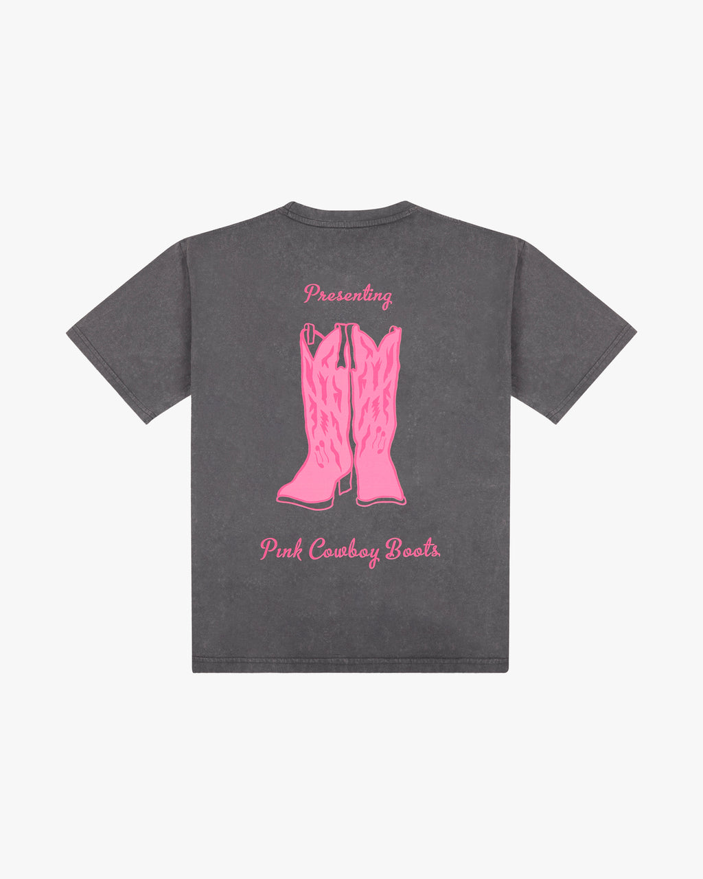 PINK BOOTS T-SHIRT