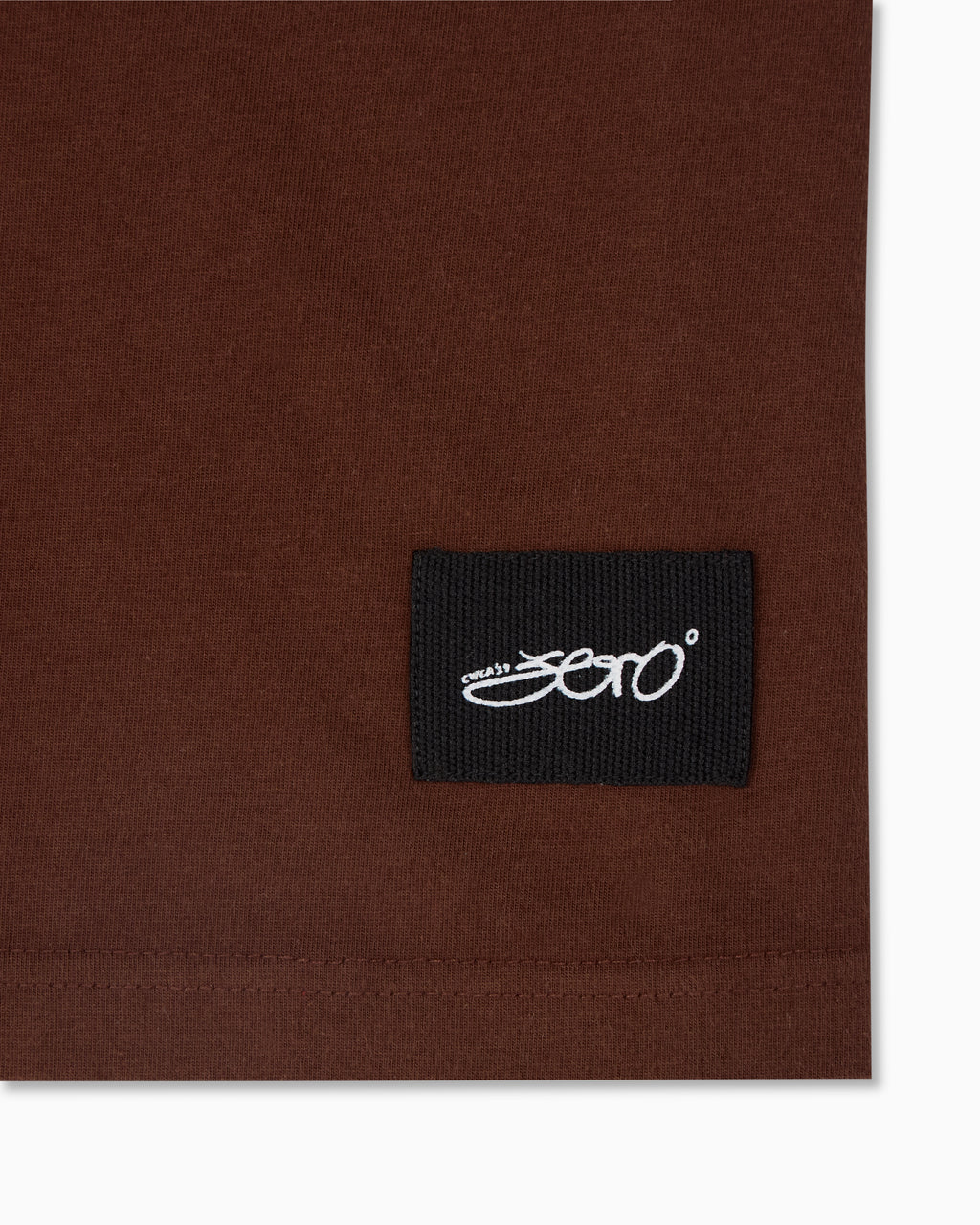 The closeup of the zero tag at the bottom. 